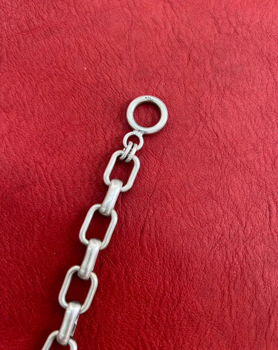 Vintage Mexican Heavy Chain Bracelet