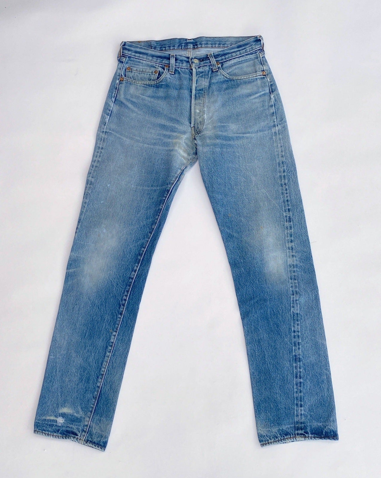 1980's Levi's 501 Selvedge w32 L30 Vintage RedLine Jeans (#0903)