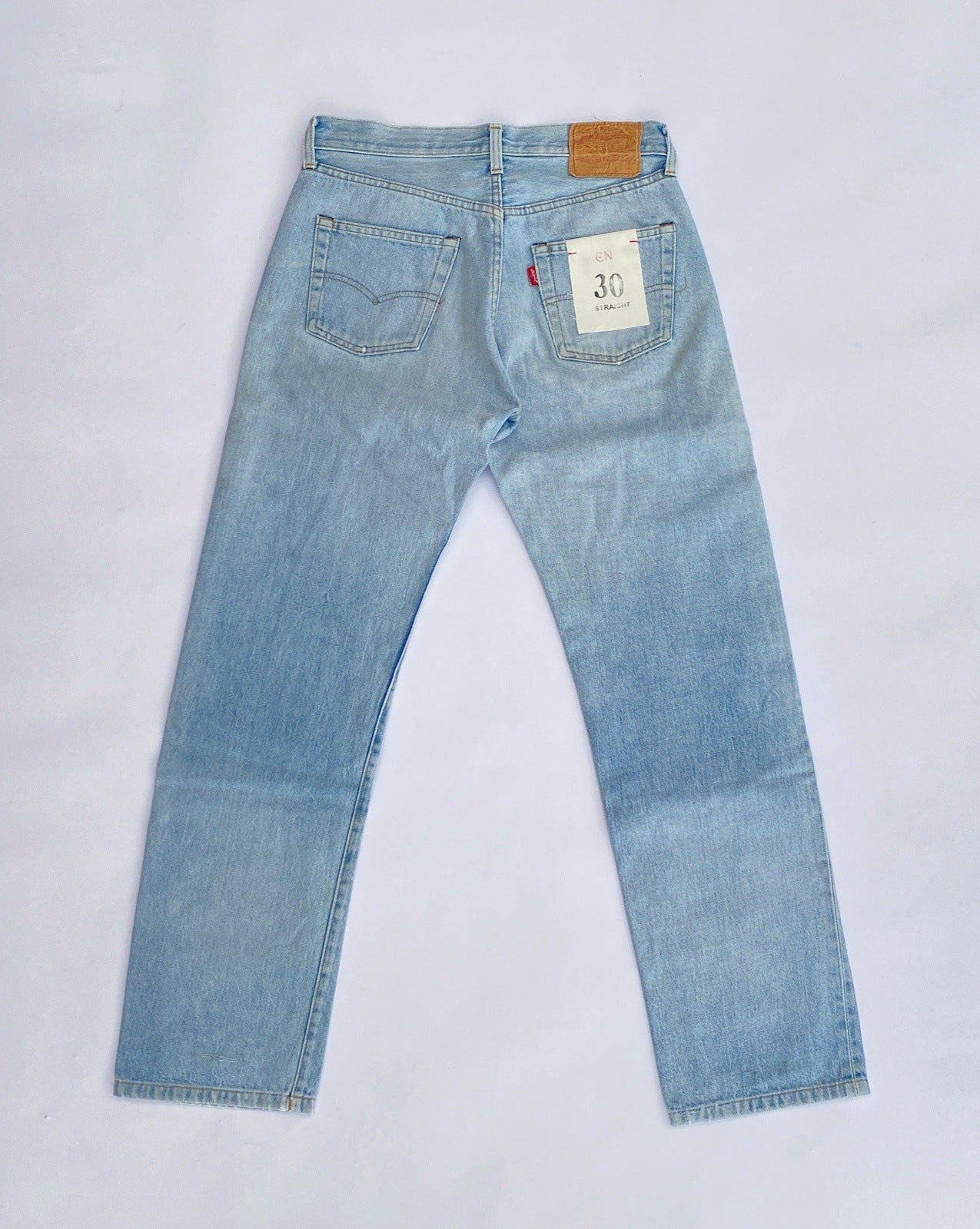 1980's Levi's 501 Selvedge w30 L30 Vintage RedLine Jeans (#0908