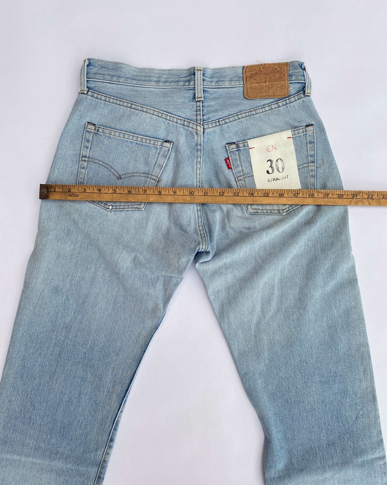 1980's Levi's 501 Selvedge w30 L30 Vintage RedLine Jeans (#0908