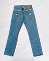 1990's Levi's 501 USA w31 L33 Vintage Crush Jeans #0909