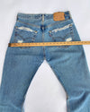 1990's Levi's 501 USA w31 L33 Vintage Crush Jeans #0909