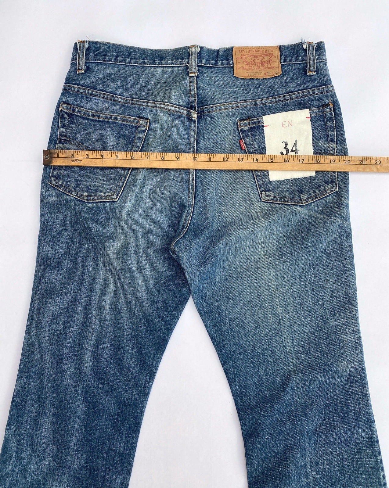 1970's Levi's 517 Bootcut w34 L30 Vintage Flare Jeans (#0911)