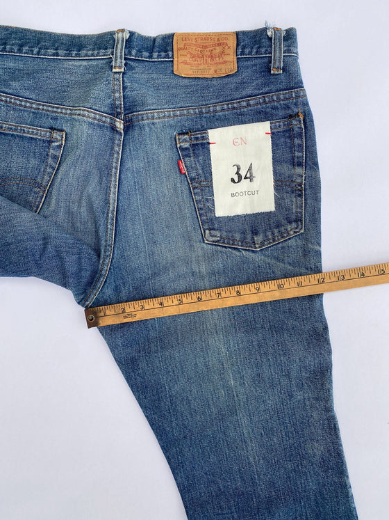 1970's Levi's 517 Bootcut w34 L30 Vintage Flare Jeans #0911