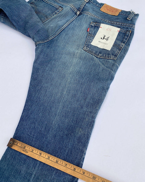 1970's Levi's 517 Bootcut w34 L30 Vintage Flare Jeans #0911