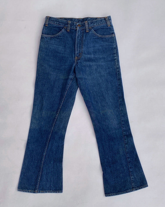 1970's Levi's 646 Bellbottom w31 L29 Vintage Flare Jeans #0913