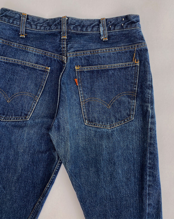 1970's Levi's 646 Bellbottom w31 L29 Vintage Flare Jeans #0913