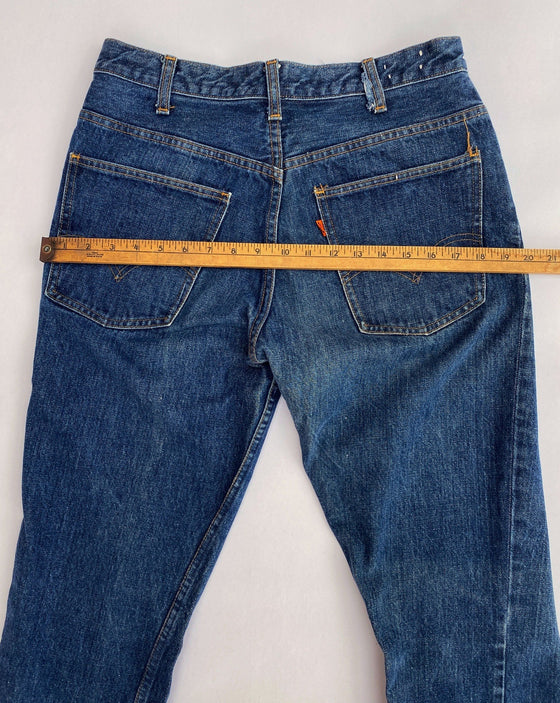 1970's Levi's 646 Bellbottom w31 L29 Vintage Flare Jeans #0913