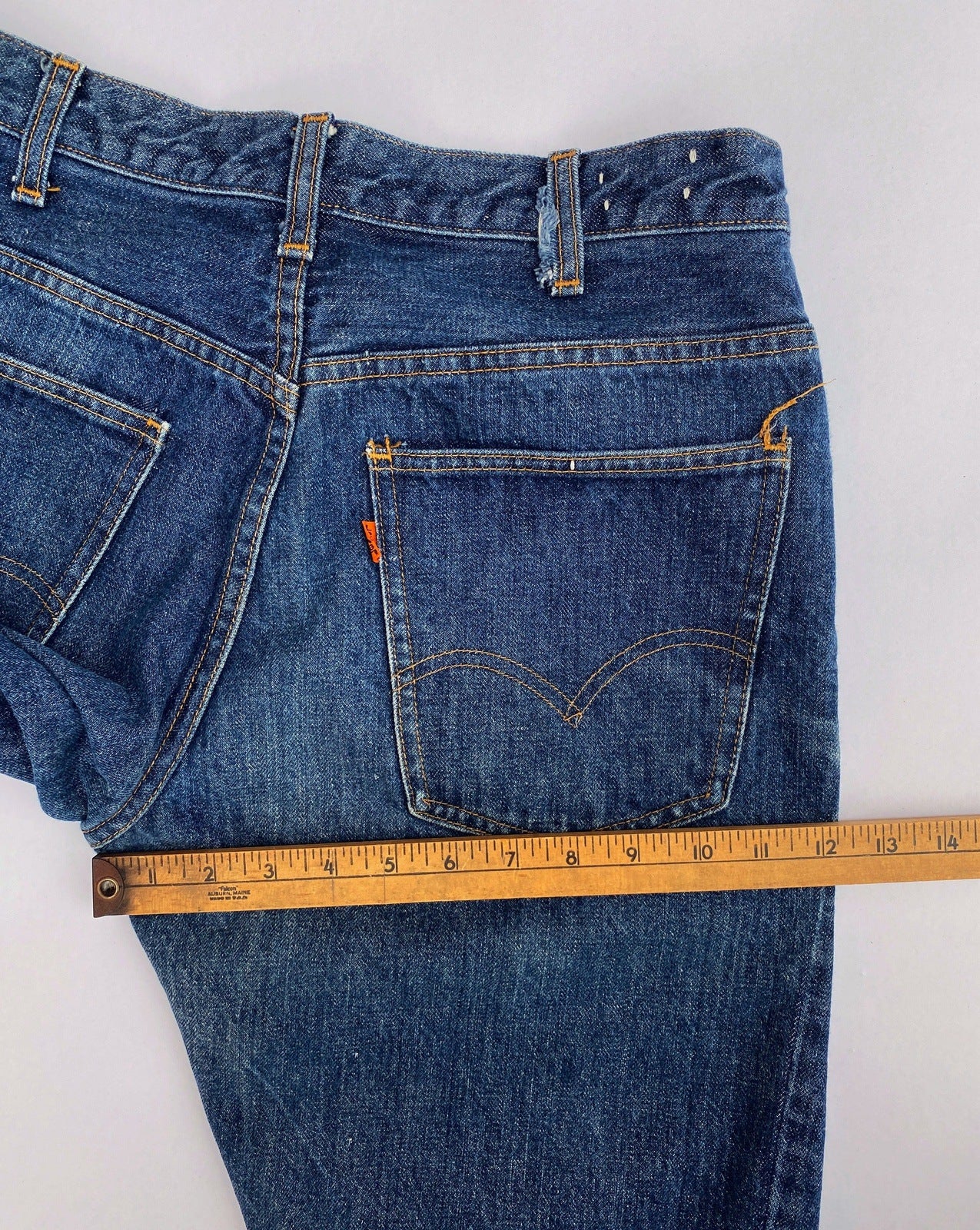 1970's Levi's 646 Bellbottom w31 L29 Vintage Flare Jeans (#0913