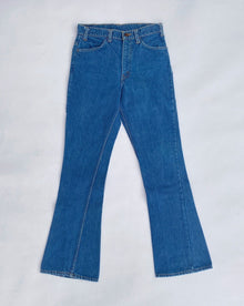  1970's Levi's Big E Bellbottom w28 L30 Vintage Flare Jeans #0914