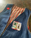 1970's True Hippie Denim Vest