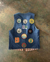 1970's True Hippie Denim Vest