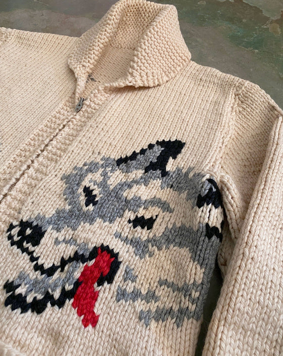 1950's Wolf Cowichan Sweater – en vintage