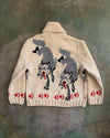 1950's Wolf Cowichan Sweater