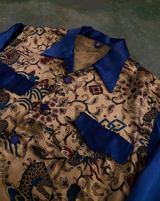 1950's Chinase Dragon Rayon Jacket