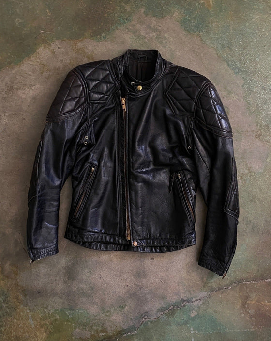 1980's Langlitz Leather Padded Jacket Cascade