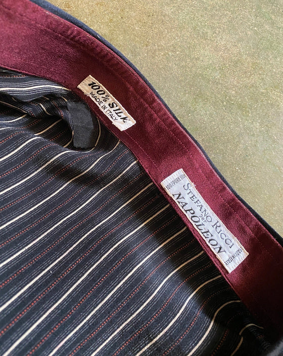 1970's Stefano Ricci Striped Silk Shirts