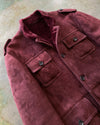 Gucci Shearling Jacket Burgundy