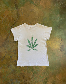  1970's Weed Iron-on Distressed T-shirts
