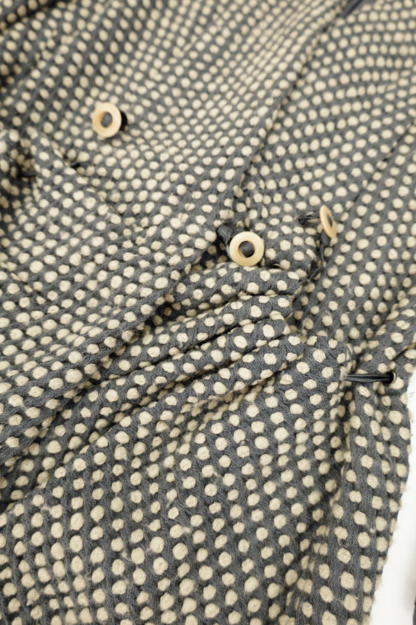 Gathered Dot Jacquard Coat – Issey Miyake, FW 1986