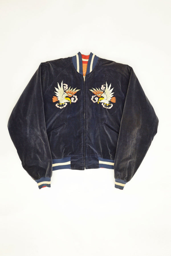 Korea Velour Souvenir Jacket - Japan, 1950s