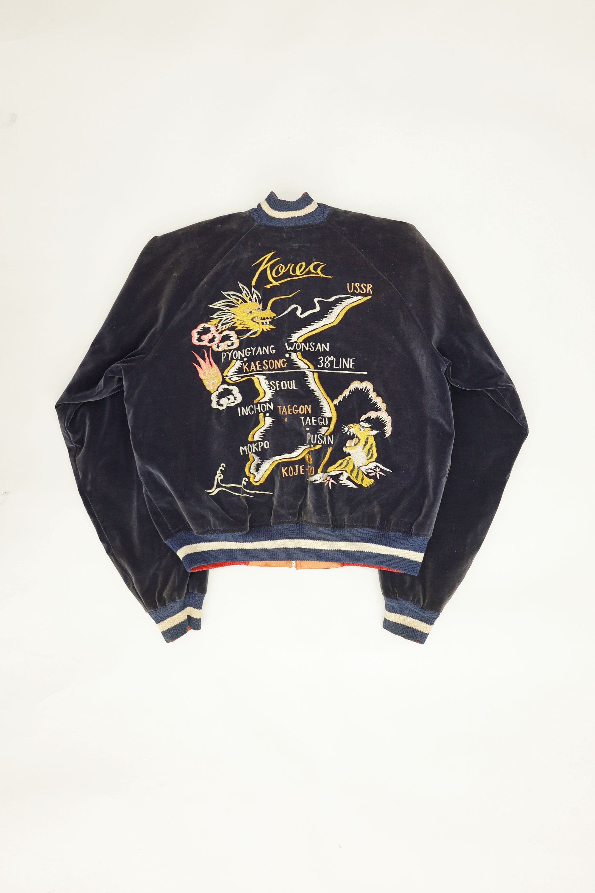 Korea Velour Souvenir Jacket - Japan, 1950s