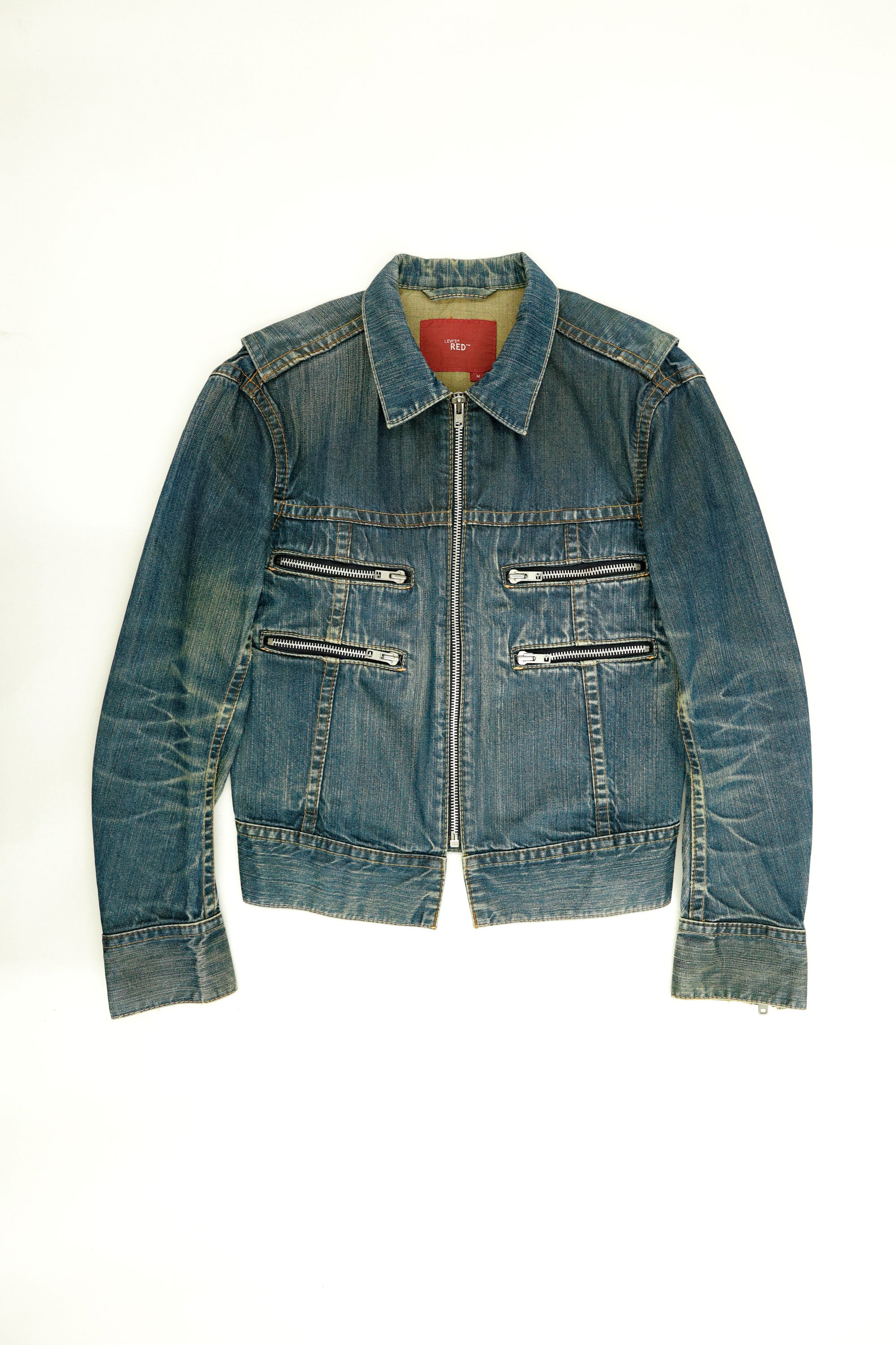 Levi's Red Motorcycle Jean Jacket - 2003