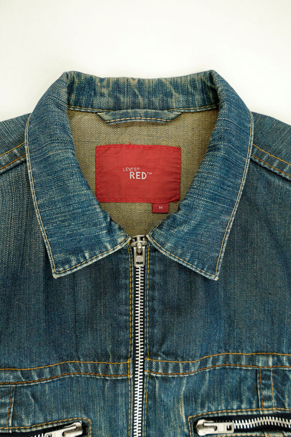 Levi's Red Motorcycle Jean Jacket - 2003