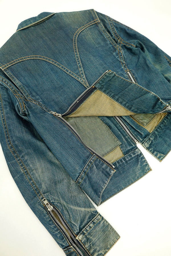 Levi's Red Motorcycle Jean Jacket - 2003