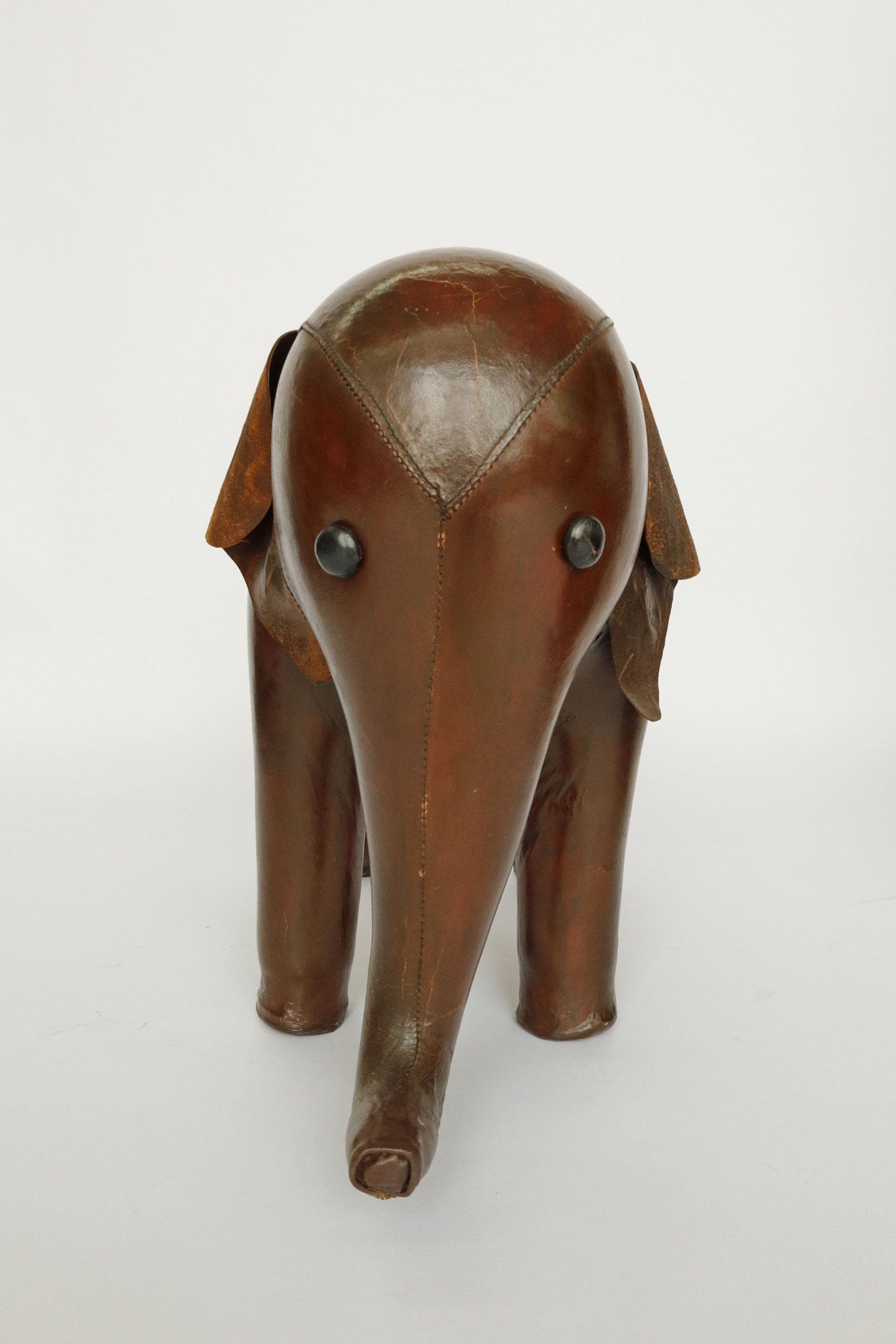 1950's Liberty Leather Elephant Ottoman