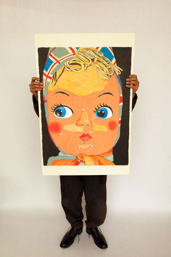 Kewpie in Crayon