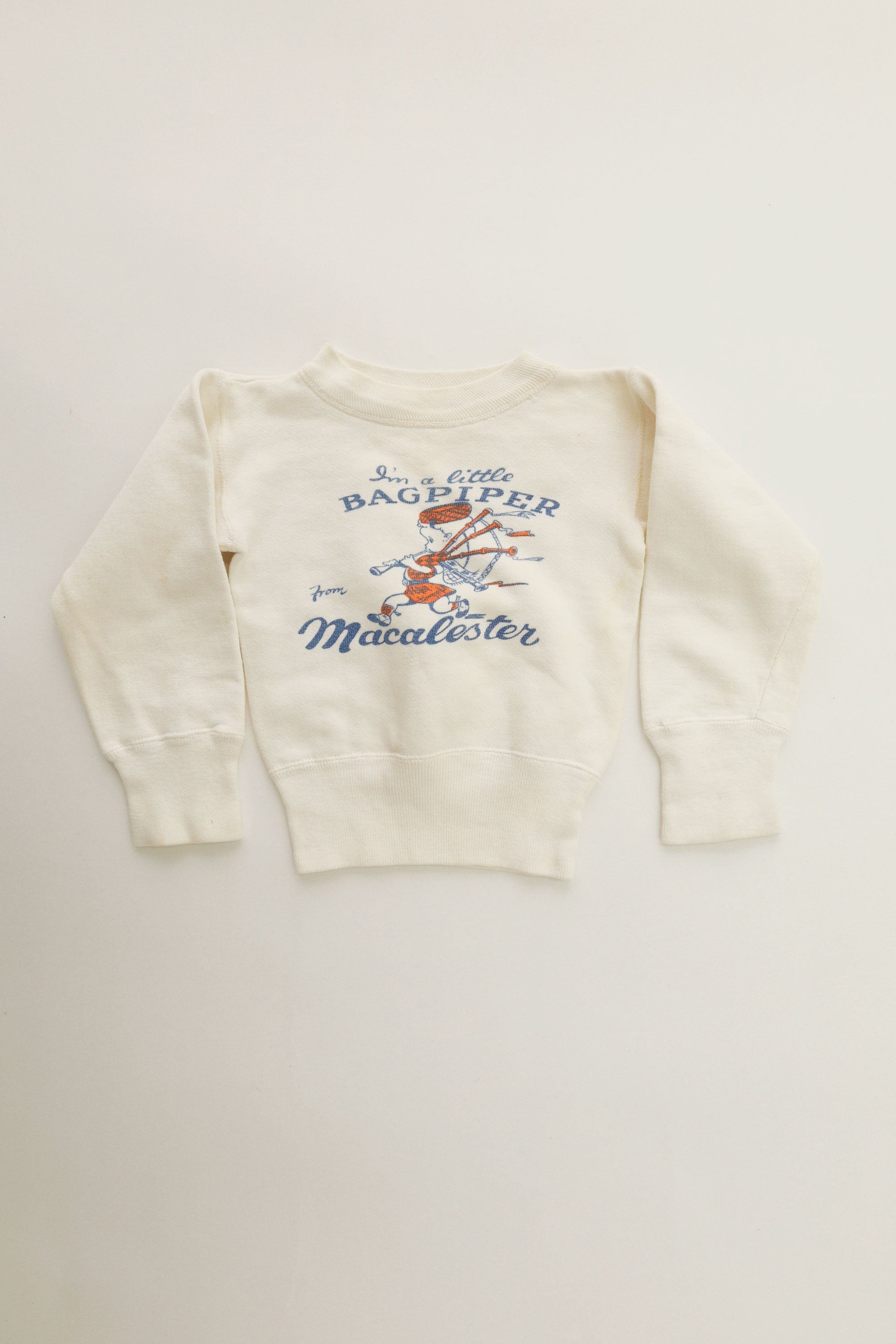 “Little Bagpiper” Kids Sweatshirt – Champion, 1950s
