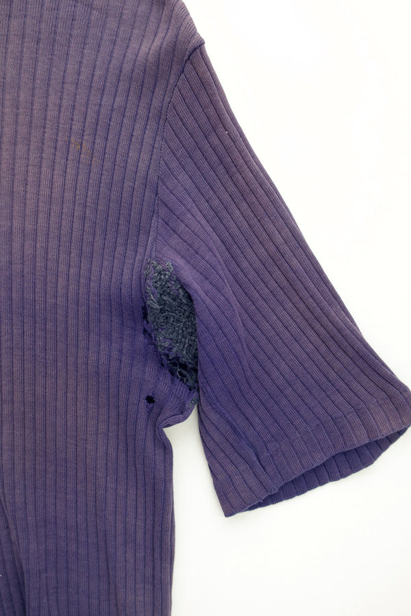 Hand-Repaired Vintage Rib Tee  c.1940-1950