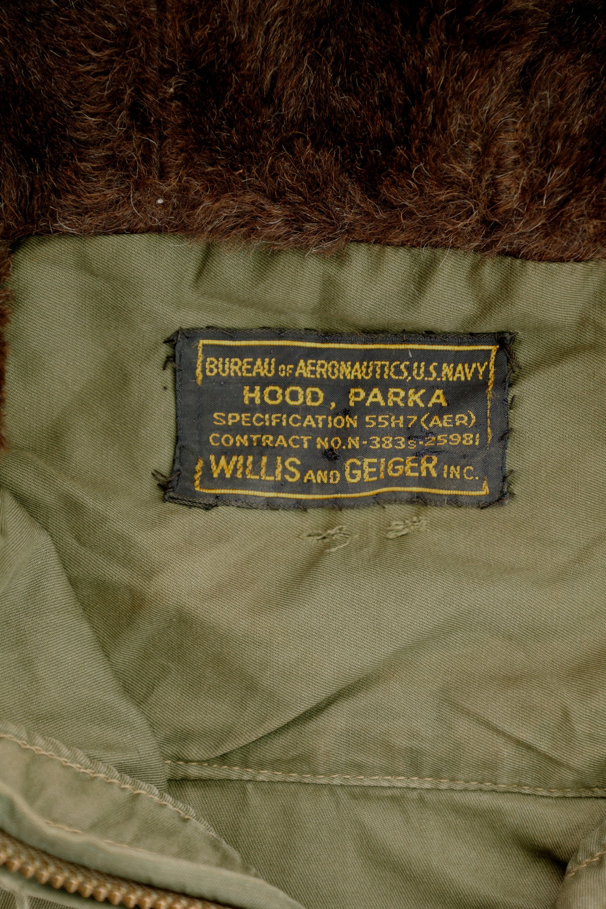 US NAVY AW-1 Hood Vest  c.1950