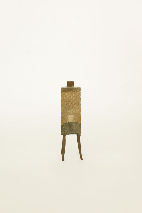 Concrete & Iron Bud Vase –  Contemporary