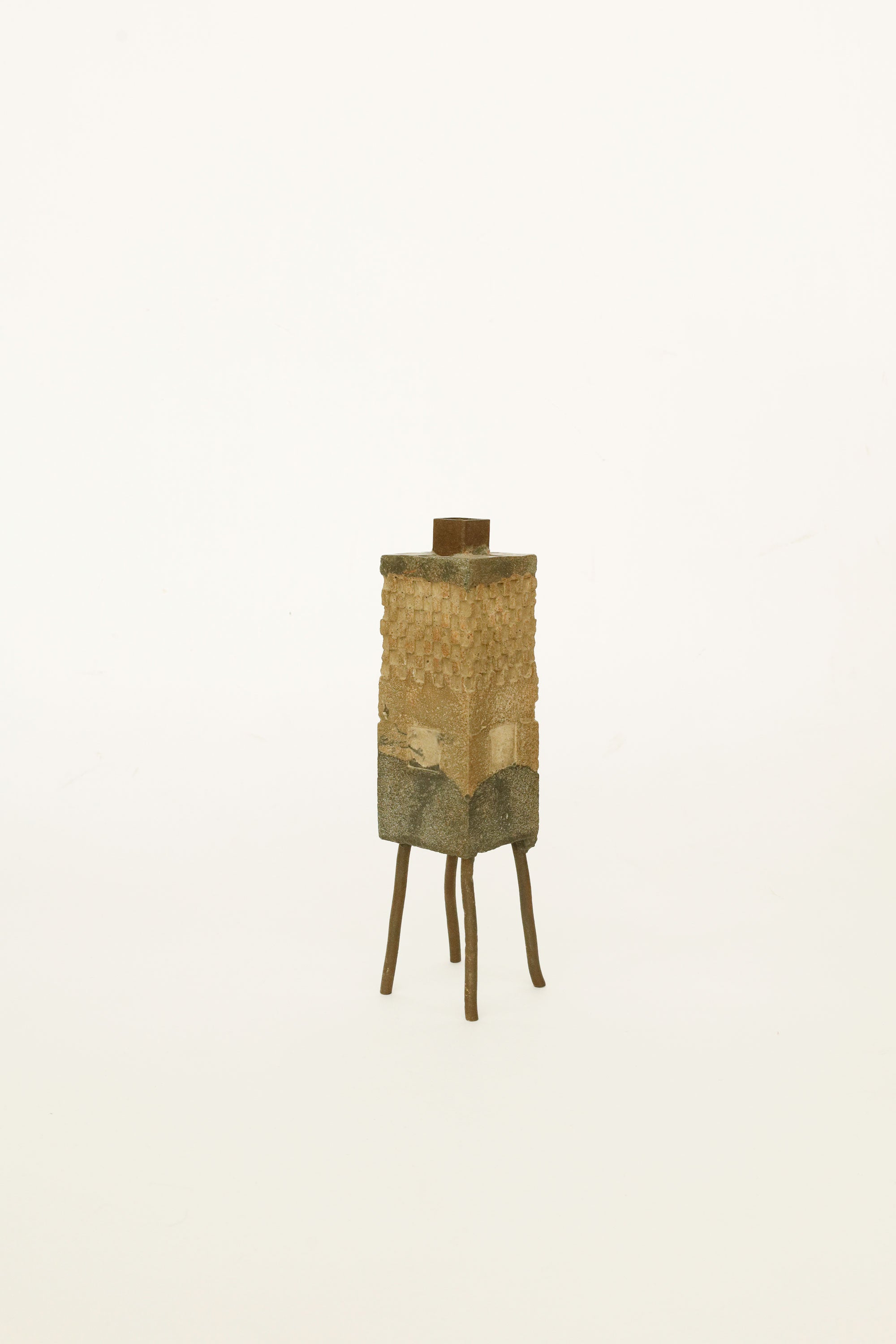 Concrete & Iron Bud Vase –  Contemporary