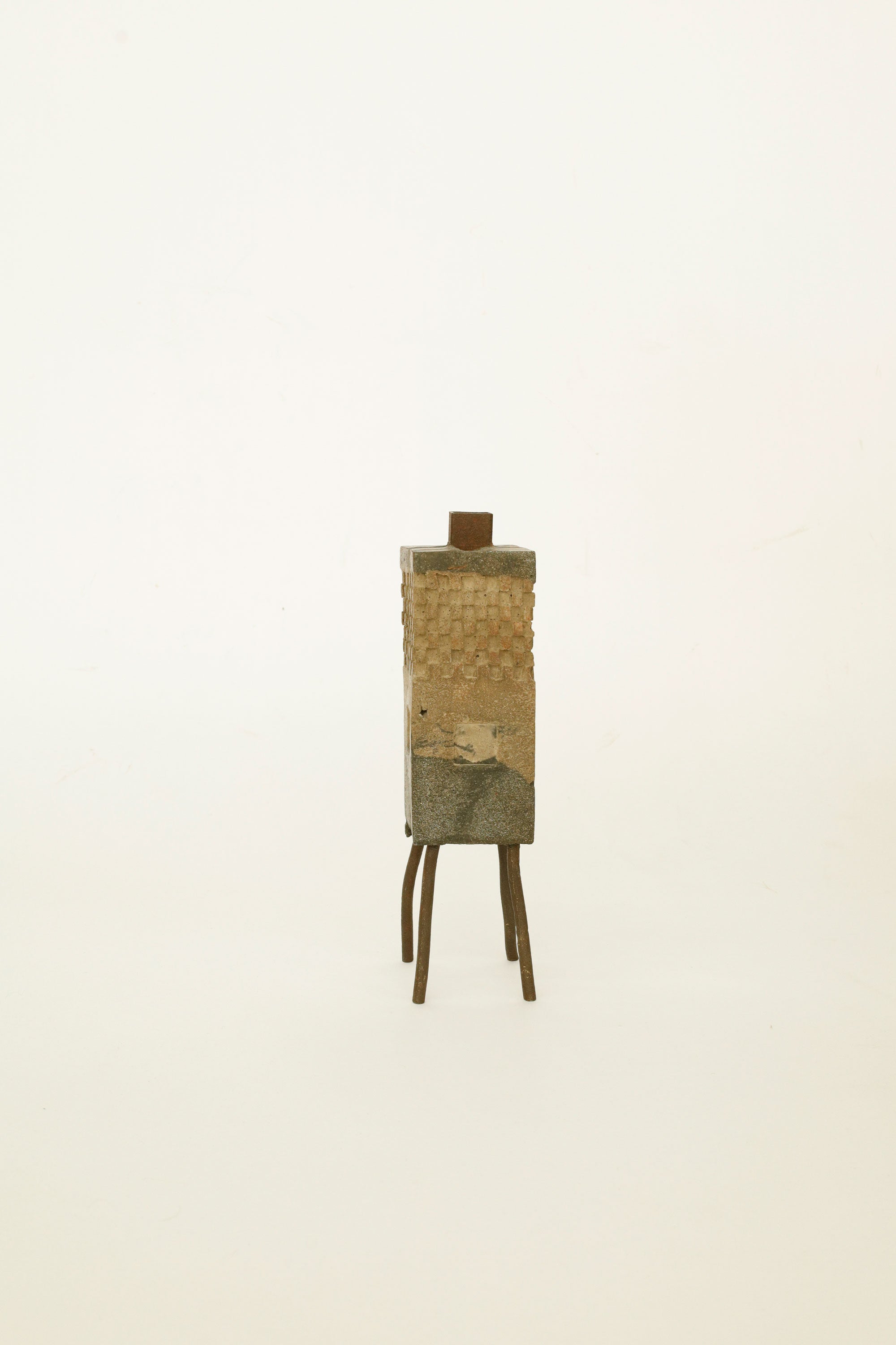 Concrete & Iron Bud Vase –  Contemporary