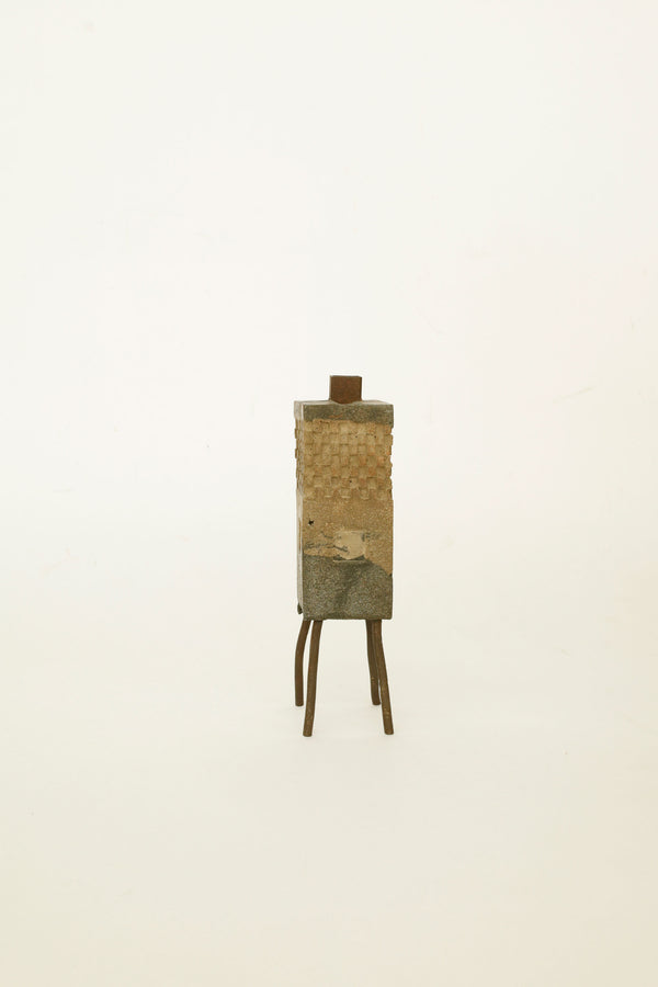 Concrete & Iron Bud Vase –  Contemporary