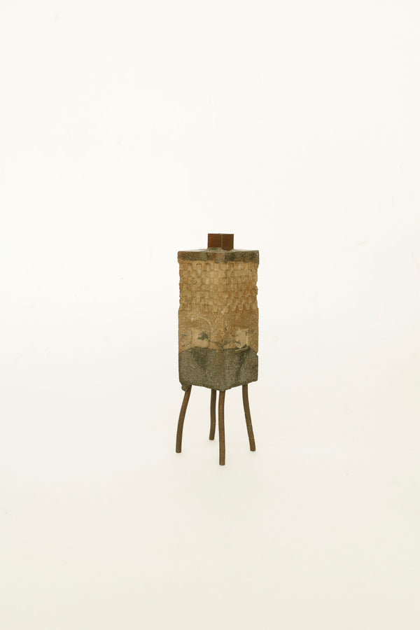 Concrete & Iron Bud Vase –  Contemporary