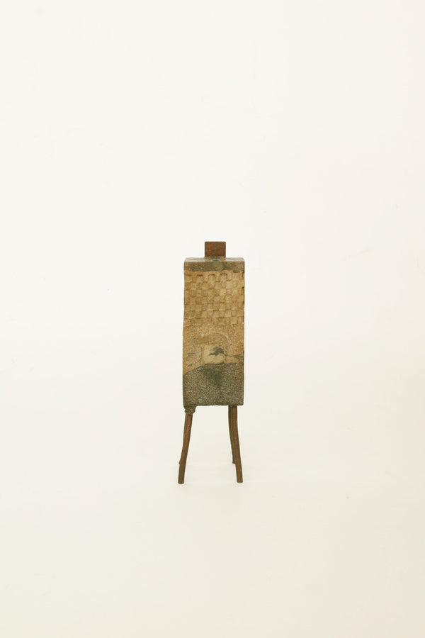 Concrete & Iron Bud Vase –  Contemporary