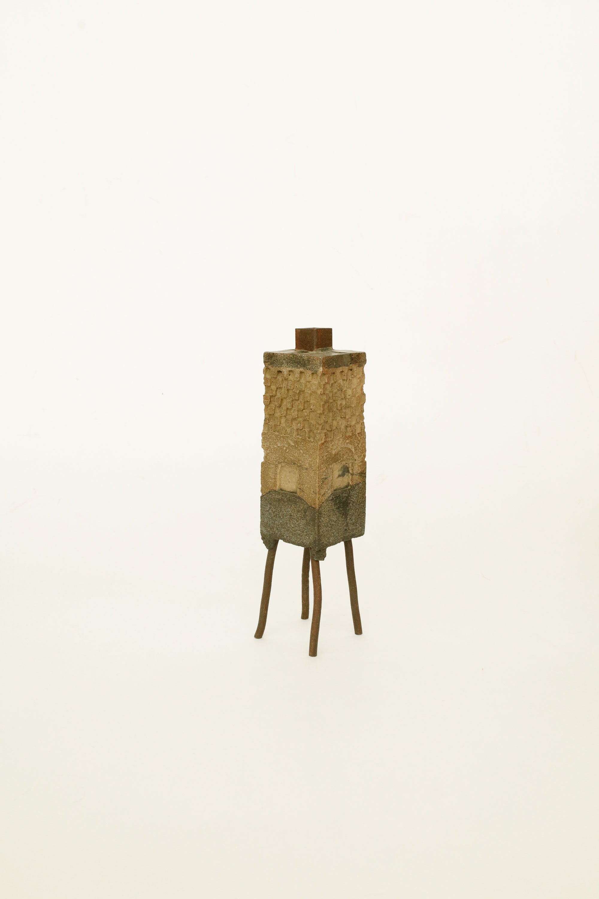 Concrete & Iron Bud Vase –  Contemporary