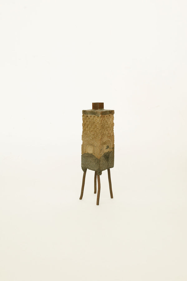 Concrete & Iron Bud Vase –  Contemporary