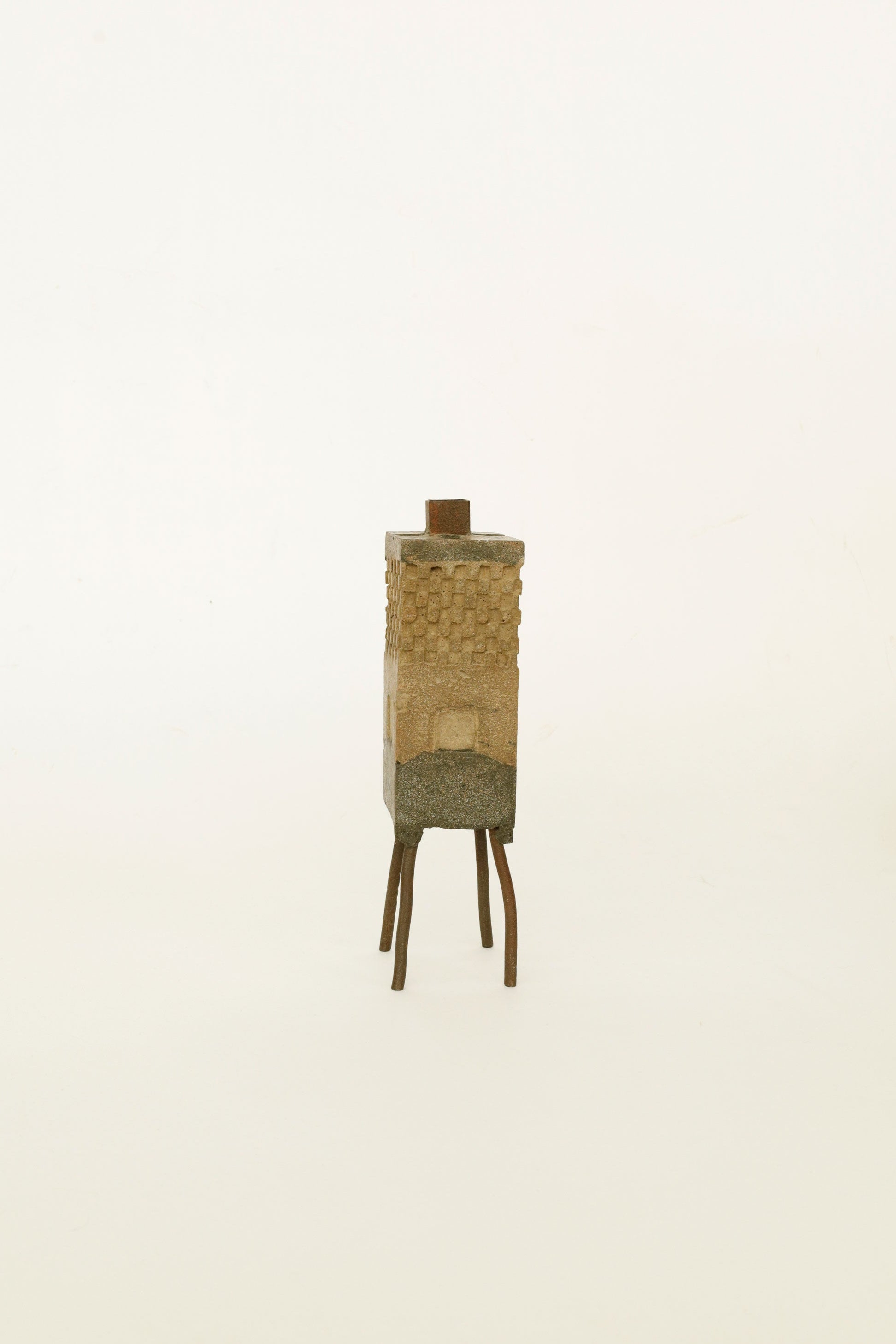 Concrete & Iron Bud Vase –  Contemporary