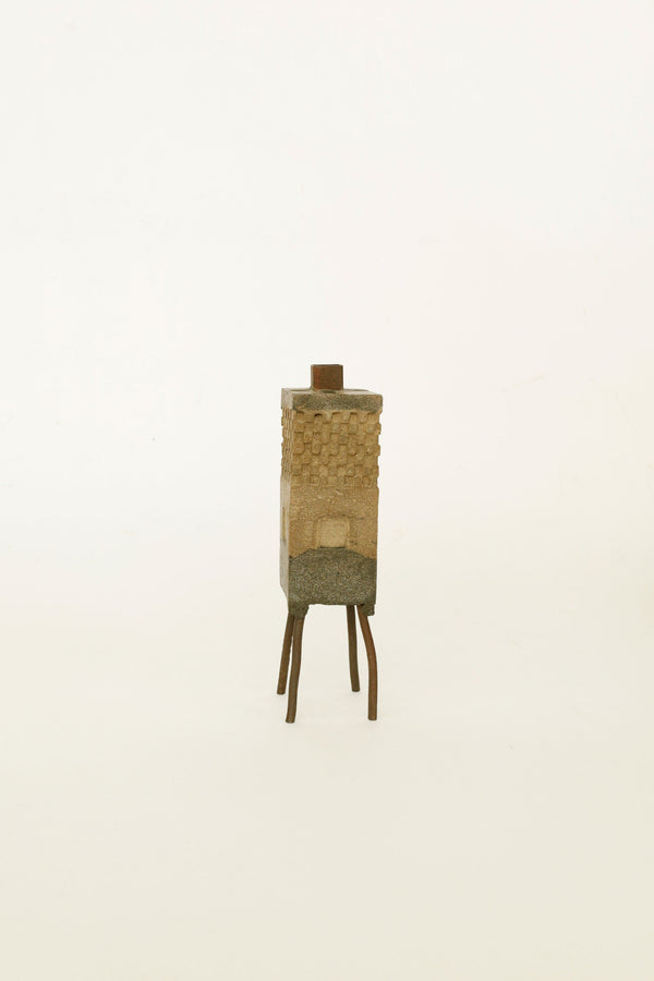 Concrete & Iron Bud Vase –  Contemporary