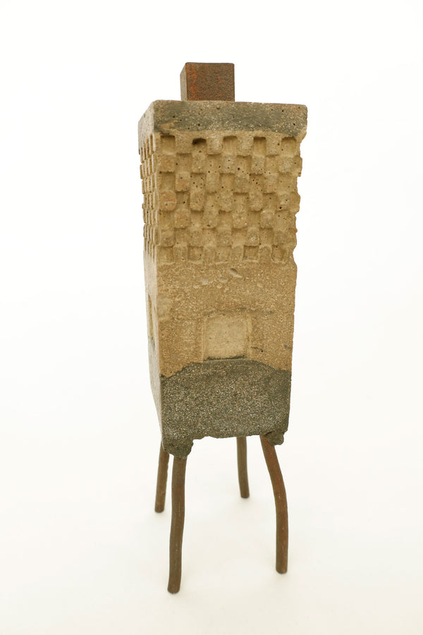 Concrete & Iron Bud Vase –  Contemporary