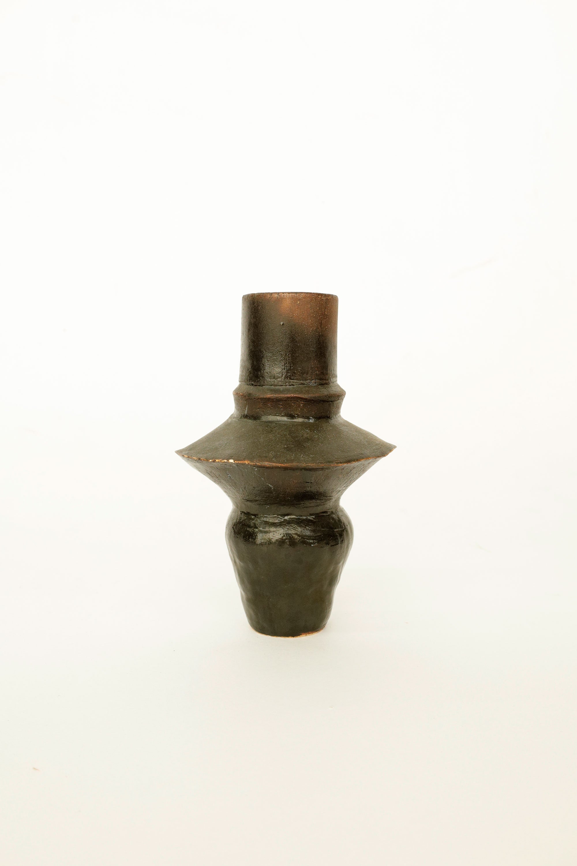 Hand-Formed Studio Pottery Vessel – Maker Unknown, Date Unknown