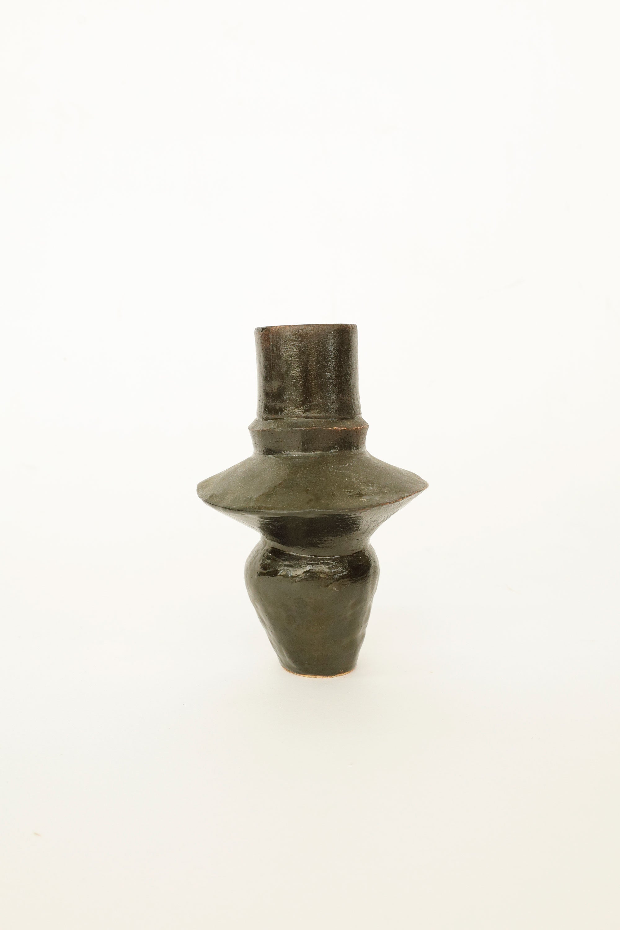 Hand-Formed Studio Pottery Vessel – Maker Unknown, Date Unknown