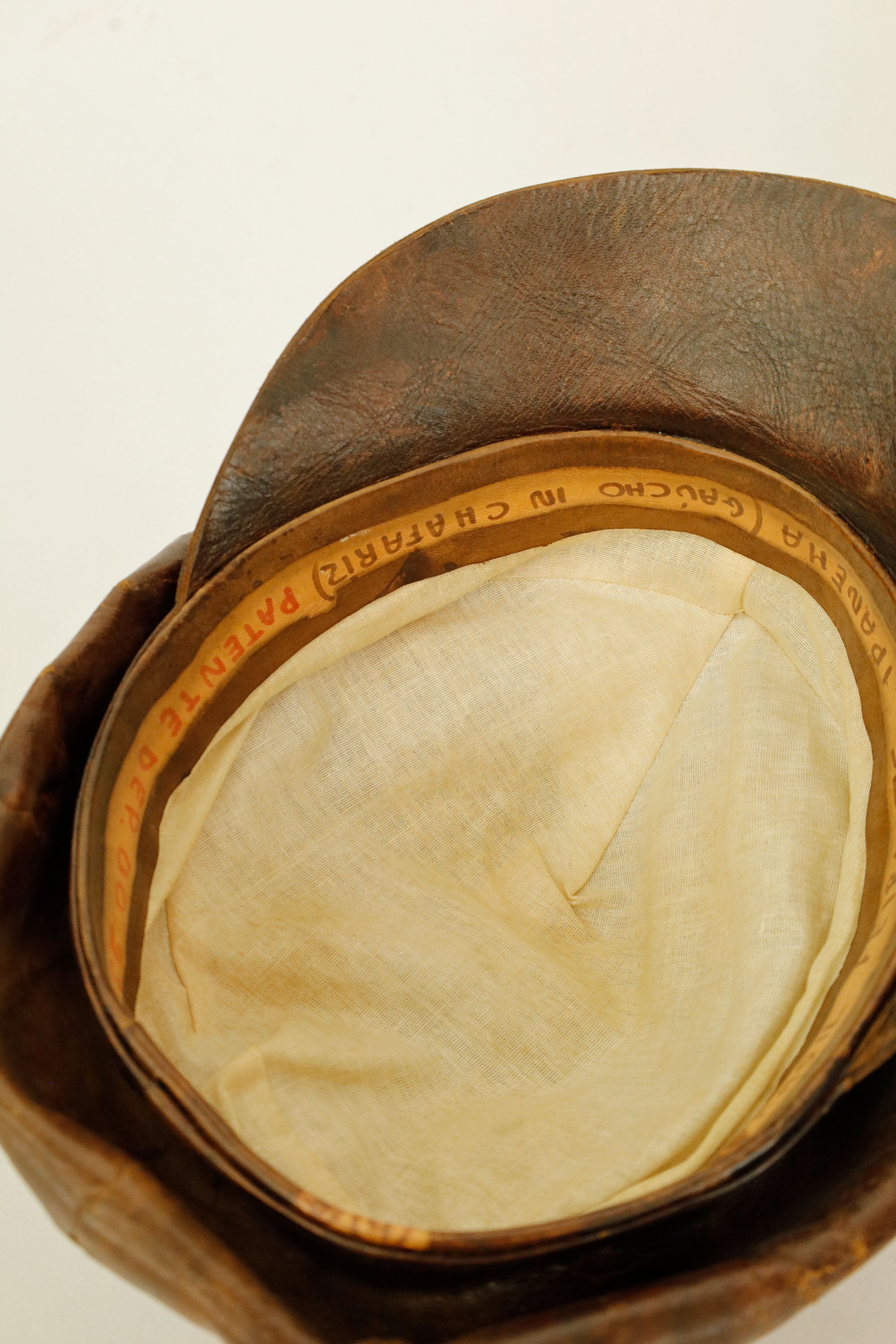 Leather  Sculpture Casket Hat– Brazil, c.1970s