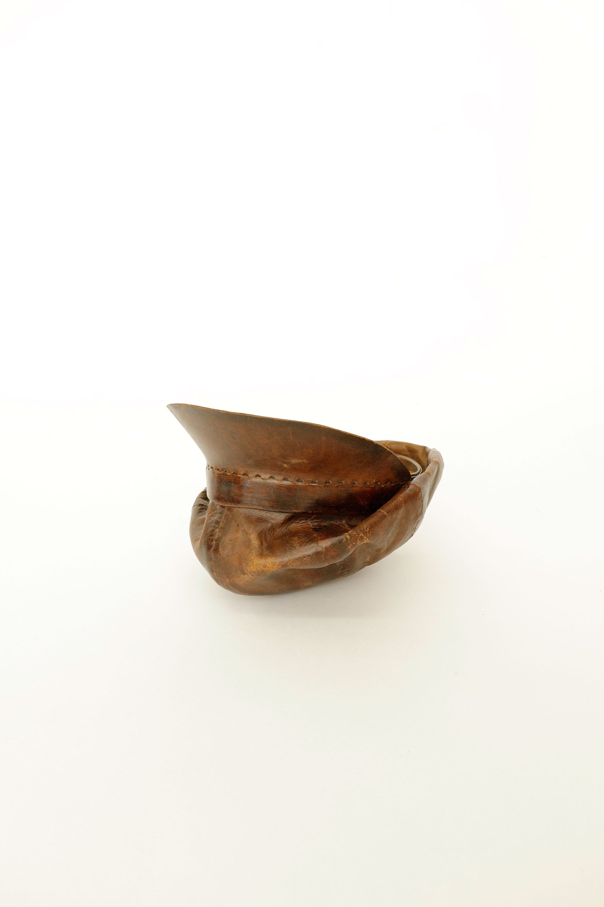 Leather  Sculpture Casket Hat– Brazil, c.1970s