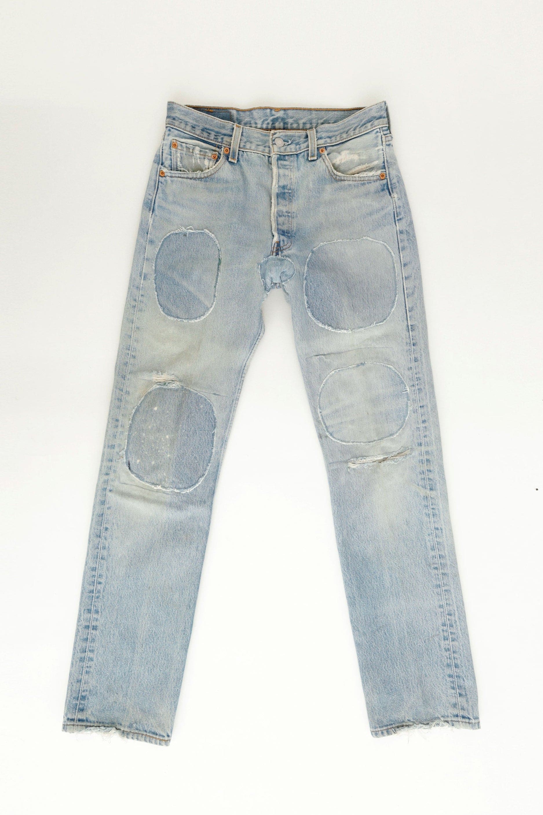 ”501 with Circles” Reconstructed Jeans – Levi’s, c.1990s